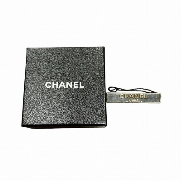 CHANEL Gold Coco Mark Earrings - Picture 6 of 9